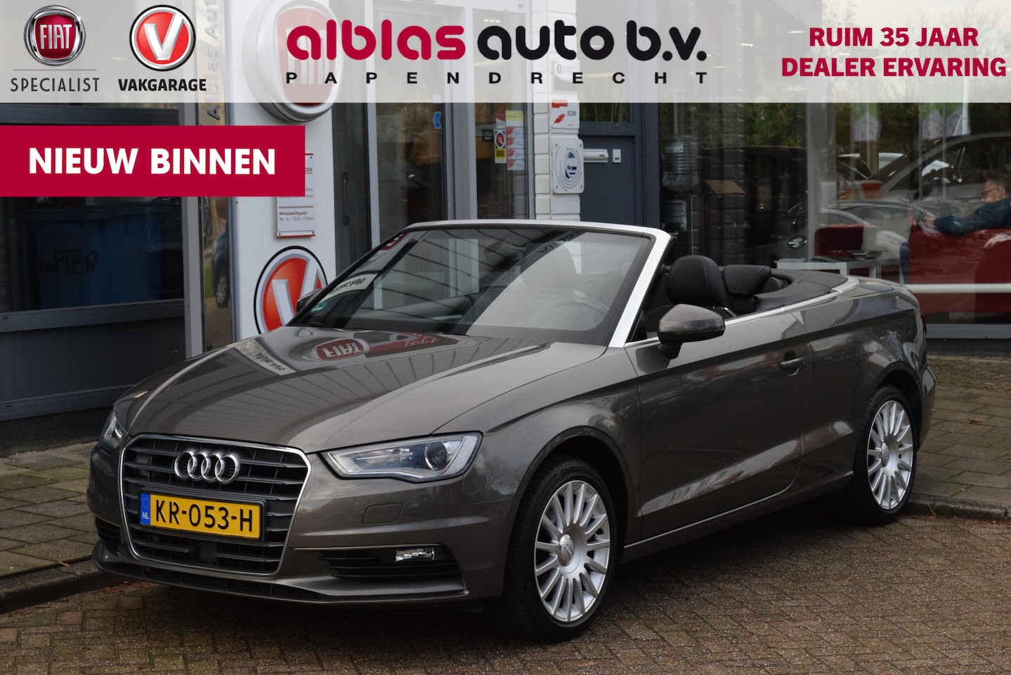 Audi A3 Cabriolet - 1.4 TFSI CoD|Stoel+nek verwarm.|Trekhaak - AutoWereld.nl