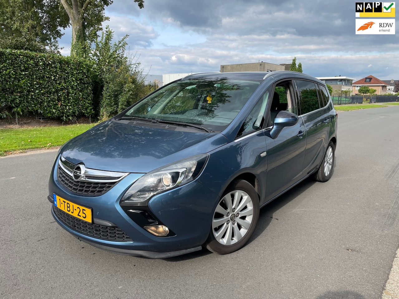 Opel Zafira Tourer - 1.6 CDTI Cosmo 7p.NAVI/LEER/CLIMA - AutoWereld.nl