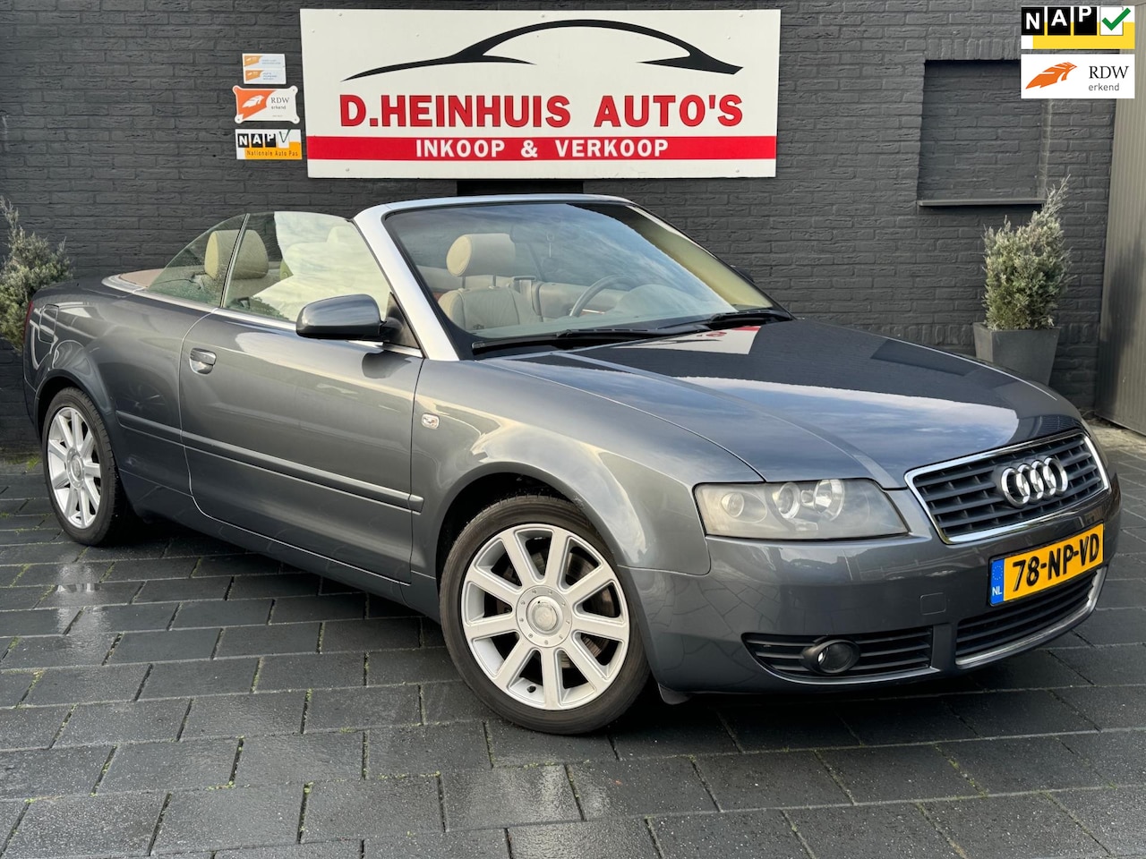 Audi A4 Cabriolet - 1.8 Turbo Pro Line 1.8 Turbo Pro Line (MOOI&FRIS EXEMPLAAR) - AutoWereld.nl