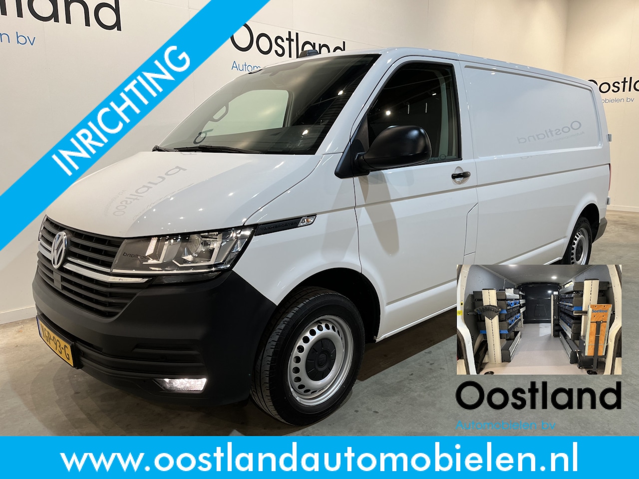 Volkswagen Transporter - 2.0 TDI L2H1 150 PK Automaat / Servicebus / Sortimo Inrichting / Euro 6 / Airco / Camera / - AutoWereld.nl