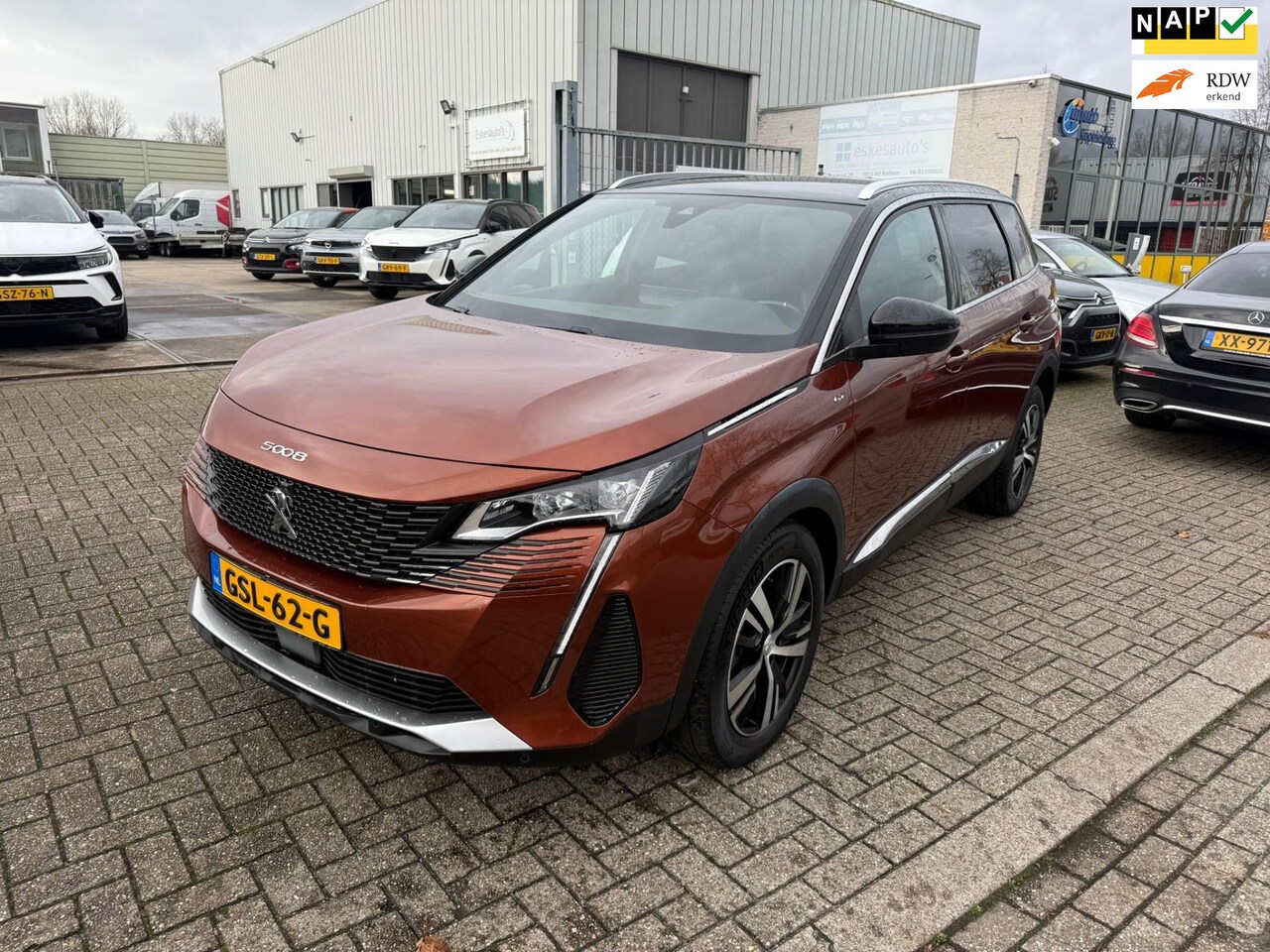 Peugeot 5008 - 1.2 PureTech GT-Line 1.2 PureTech GT Line, 7 Persoons, 12 mnd garantie, Automaat - AutoWereld.nl