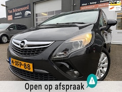 Opel Zafira Tourer - 1.4 Design Edition 7p met trekhaak en parkeersensoren en navigatie en bluetooth telefoon /