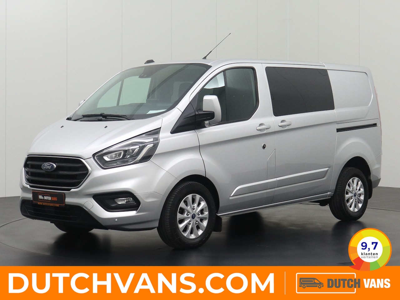 Ford Transit Custom - 2.0TDCI 130PK Automaat Dubbele Cabine | 2xSchuifdeur | Navigatie | Camera | Airco | Cruise - AutoWereld.nl