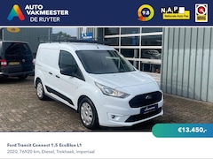 Ford Transit Connect - 1.5 EcoBlue L1 - Imperiaal - Cruise - 3 zits - Trekhaak