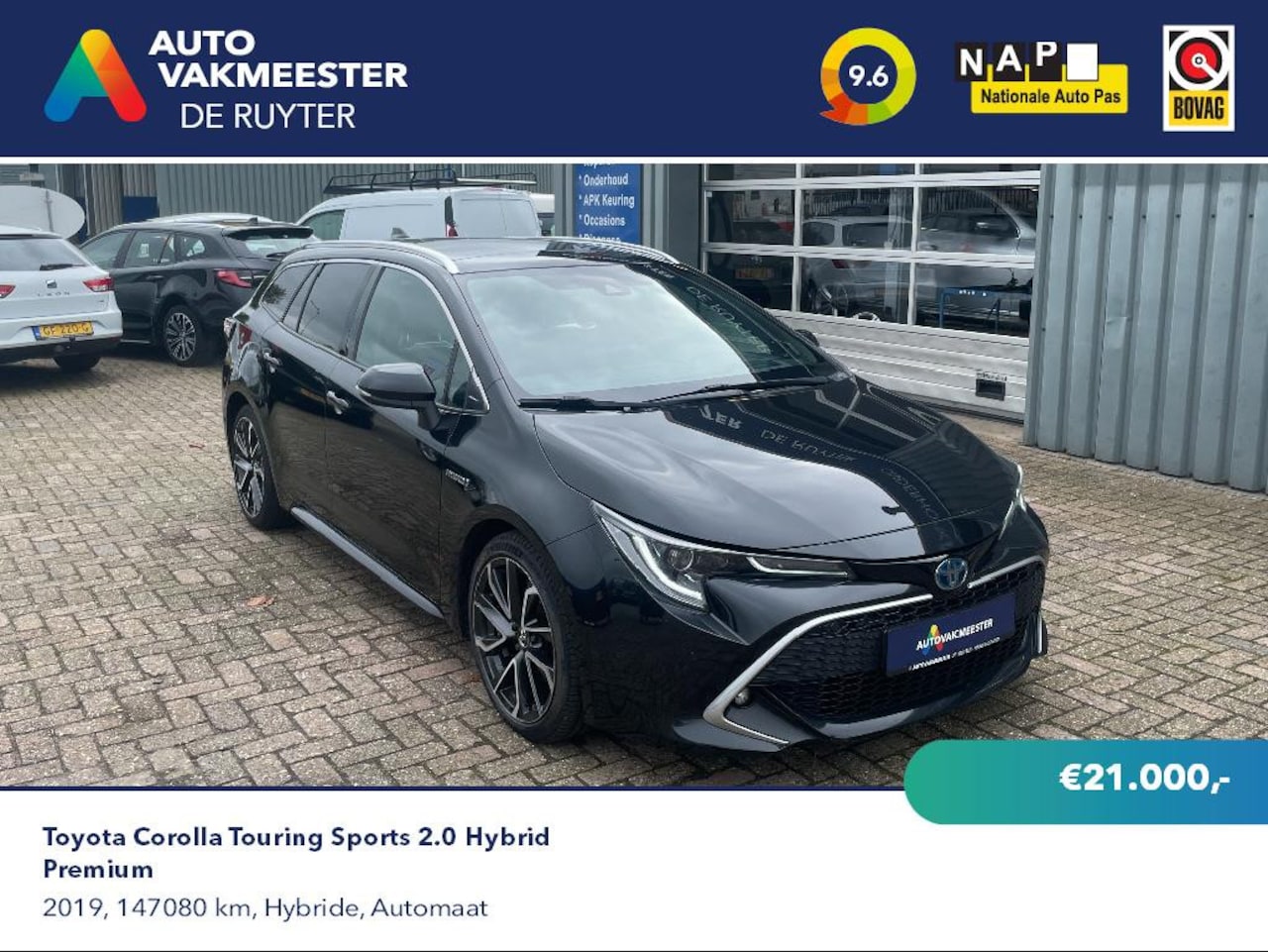 Toyota Corolla Touring Sports - 2.0 Hybrid Premium 2.0 Hybrid Premium - AutoWereld.nl