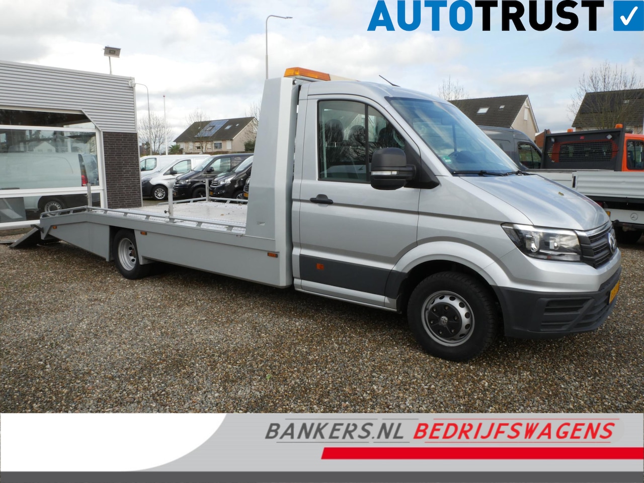 Volkswagen Crafter - 2.0TDI 180PK, Dubbel Lucht, Airco, Tijhof opbouw, Oprijauto, Autotransporter luchtvering l - AutoWereld.nl