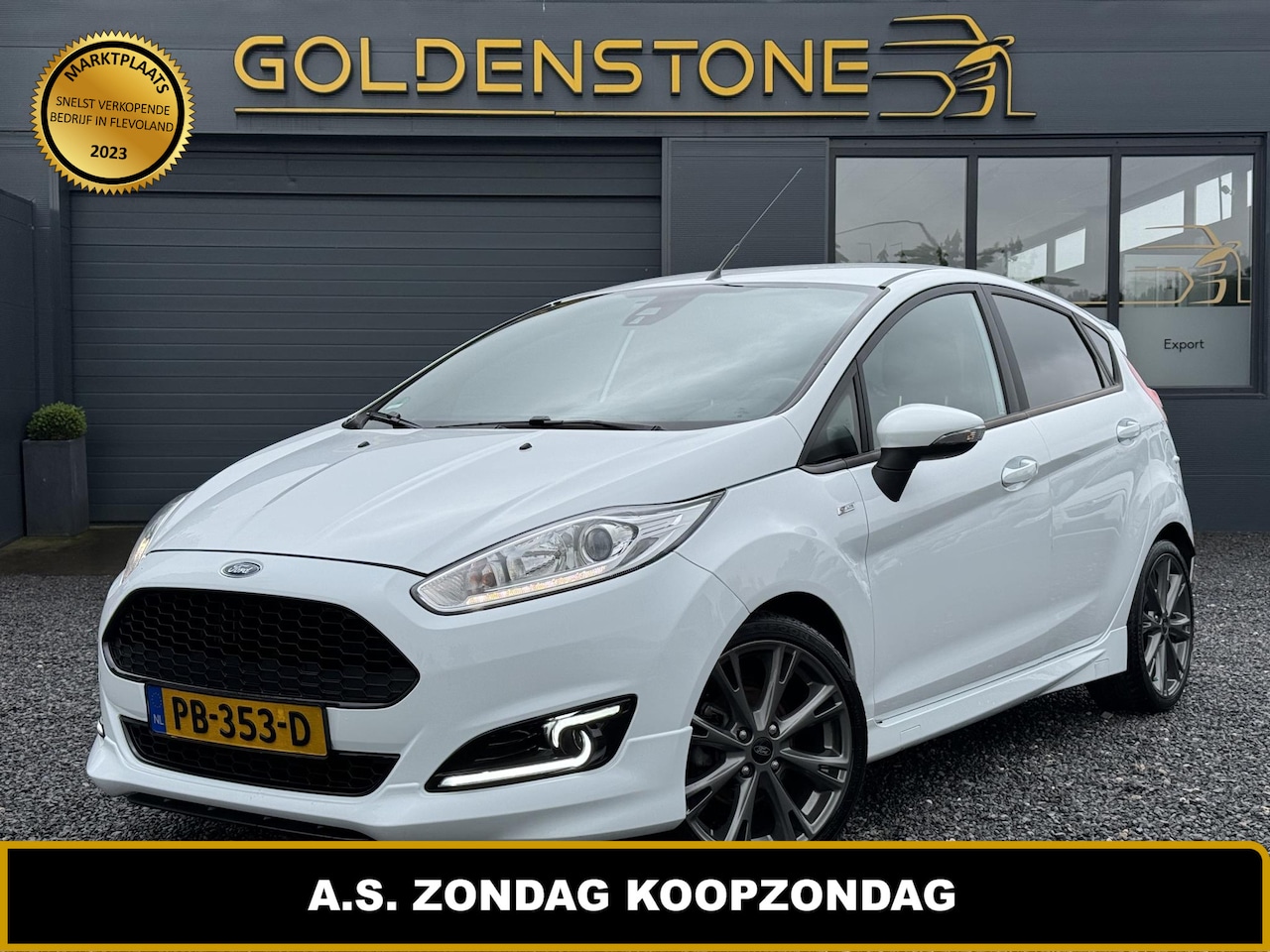 Ford Fiesta - 1.0 EcoBoost ST Line Navi,Clima,Cruise,PDC,N.A.P, APK tot 05-2025 - AutoWereld.nl