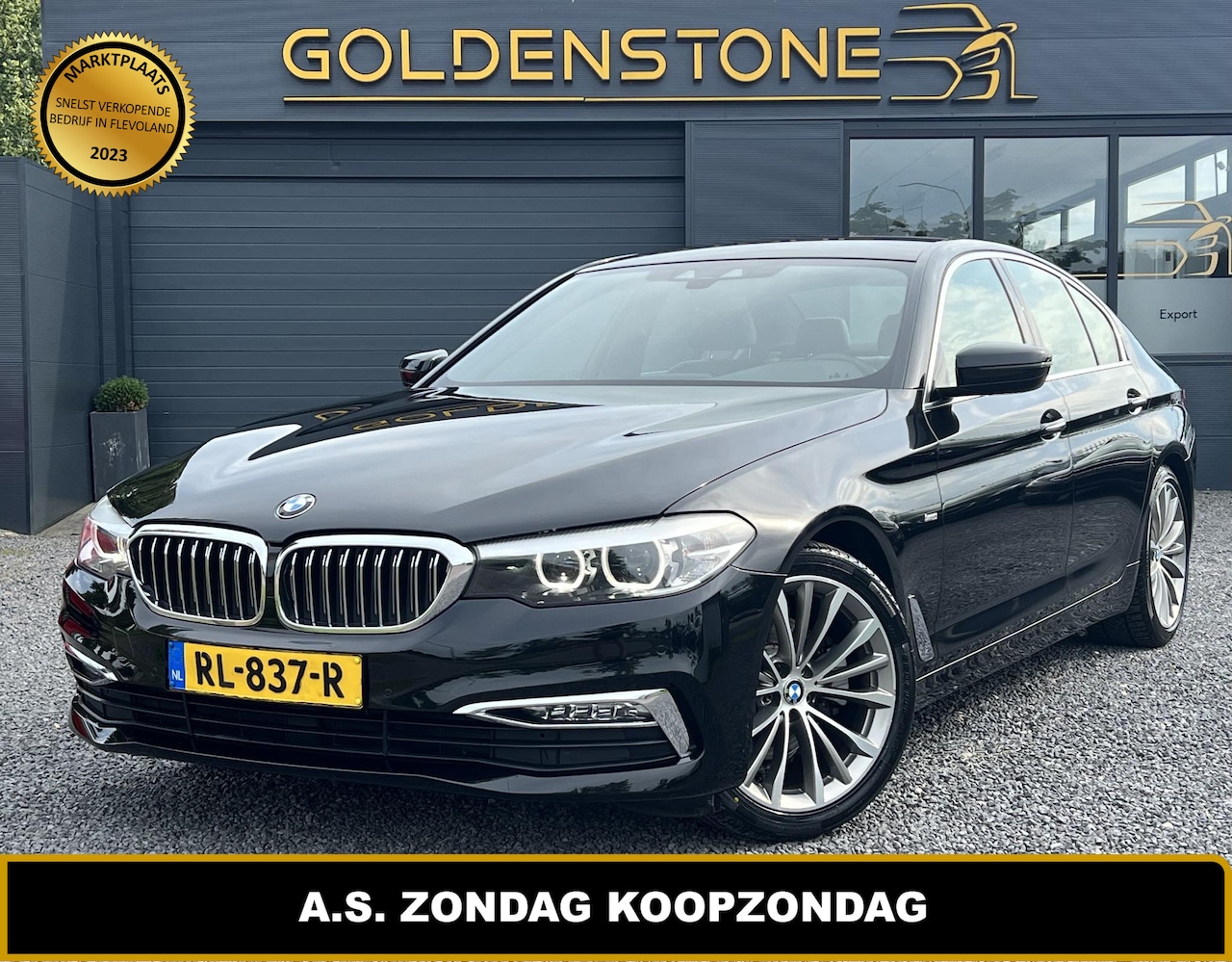 BMW 5-serie - 520i Executive 2e Eigenaar,Navi,Clima,Leder,PDC V+A,LM Velgen,LED Verlichting,N.A.P,APK to - AutoWereld.nl