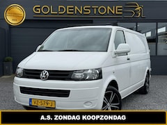 Volkswagen Transporter - 2.0 TDI L2H1 Baseline 1e Eigenaar, Carplay, 3 Zitplaatsen, Trekhaak, Laadruimte Betimmerin