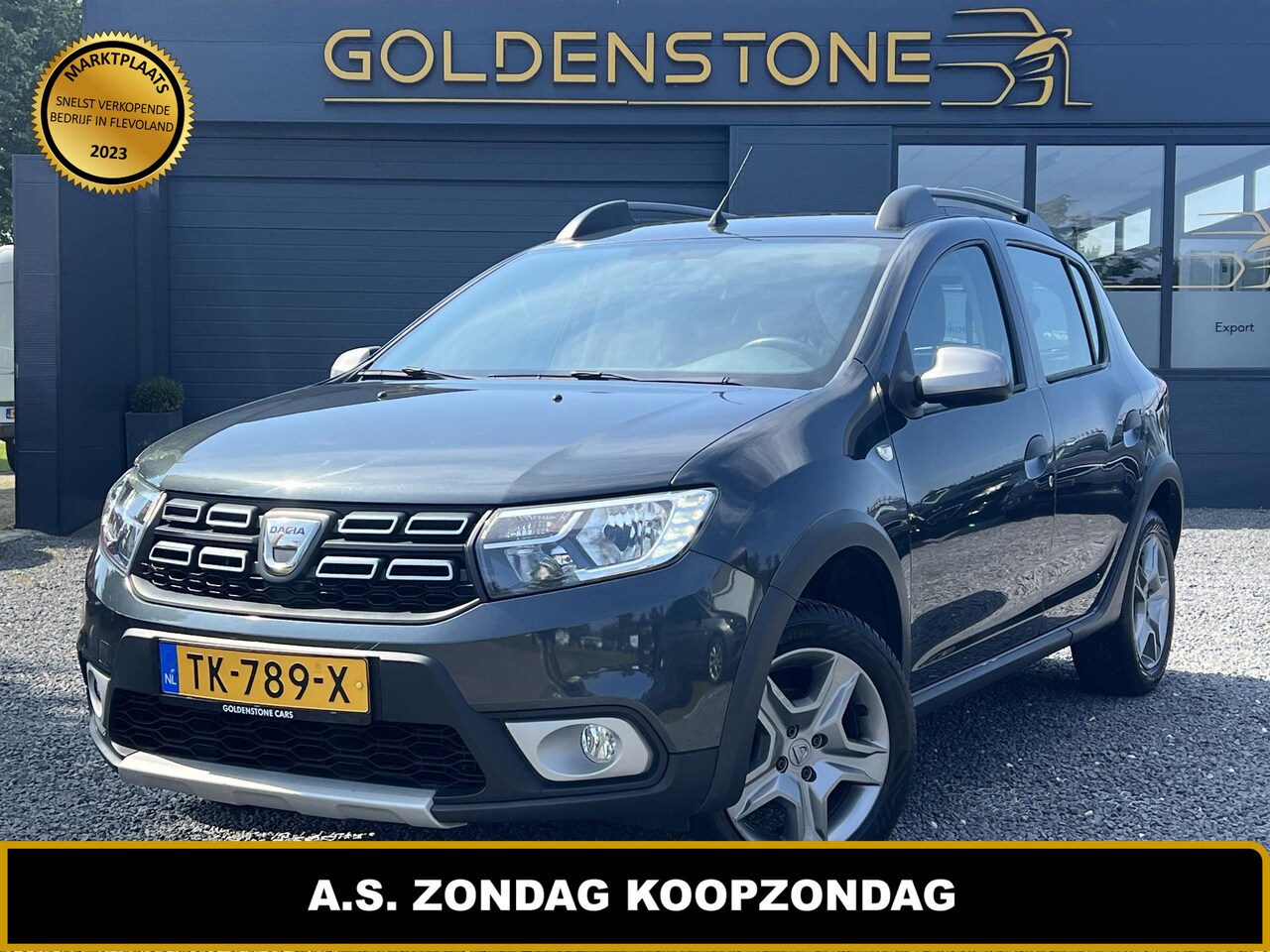 Dacia Sandero Stepway - 0.9 TCe SL 1e Eigenaar,Navi,Airco,Cruise,Trekhaak,N.A.P,Nieuwe Apk bij Aflevering - AutoWereld.nl