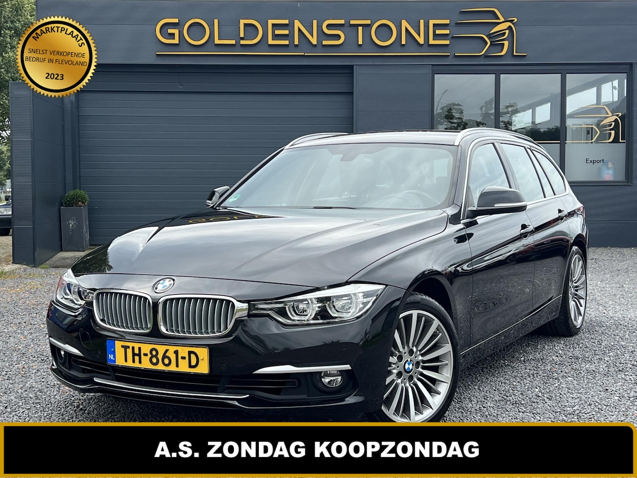 BMW 3-serie Touring - 320i Luxury Edition 2e Eigenaar,Navi,Leder,Camera,Cruise,Trekhaak,N.A.P,Nieuwe Apk bij Afl - AutoWereld.nl