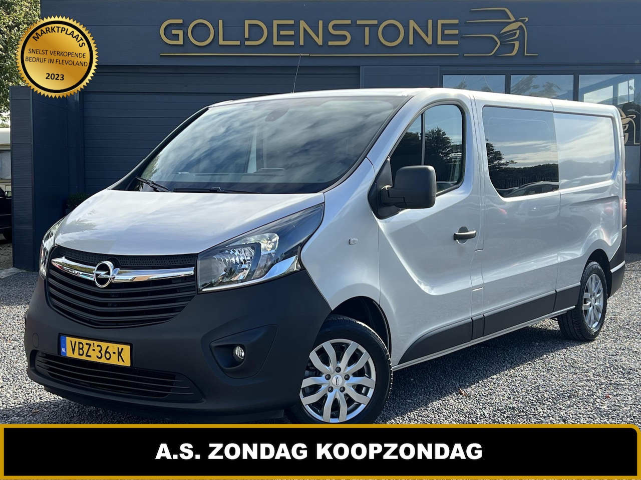 Opel Vivaro - 1.6 CDTI L2H1 DC Edition EcoFlex Dubbel Cabine,2e Eigenaar,Navi,Camera,Airco,Cruise,Trekha - AutoWereld.nl