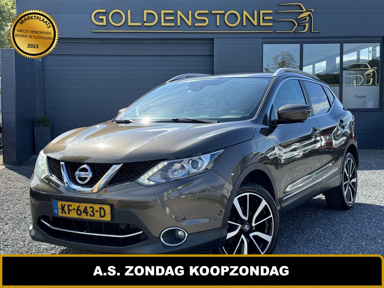 Nissan Qashqai - 1.2 Tekna 2e Eigenaar,Navi,Clima,Cruise,360 Camera,Trekhaak,Leder,N.A.P,APK bij Aflevering - AutoWereld.nl