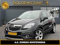 Opel Mokka - 1.4 T Cosmo 1e Eigenaar, Navi, Clima, Cruise, Leder, 6 Bak, PDC V+A, Trekhaak, APK tot 06