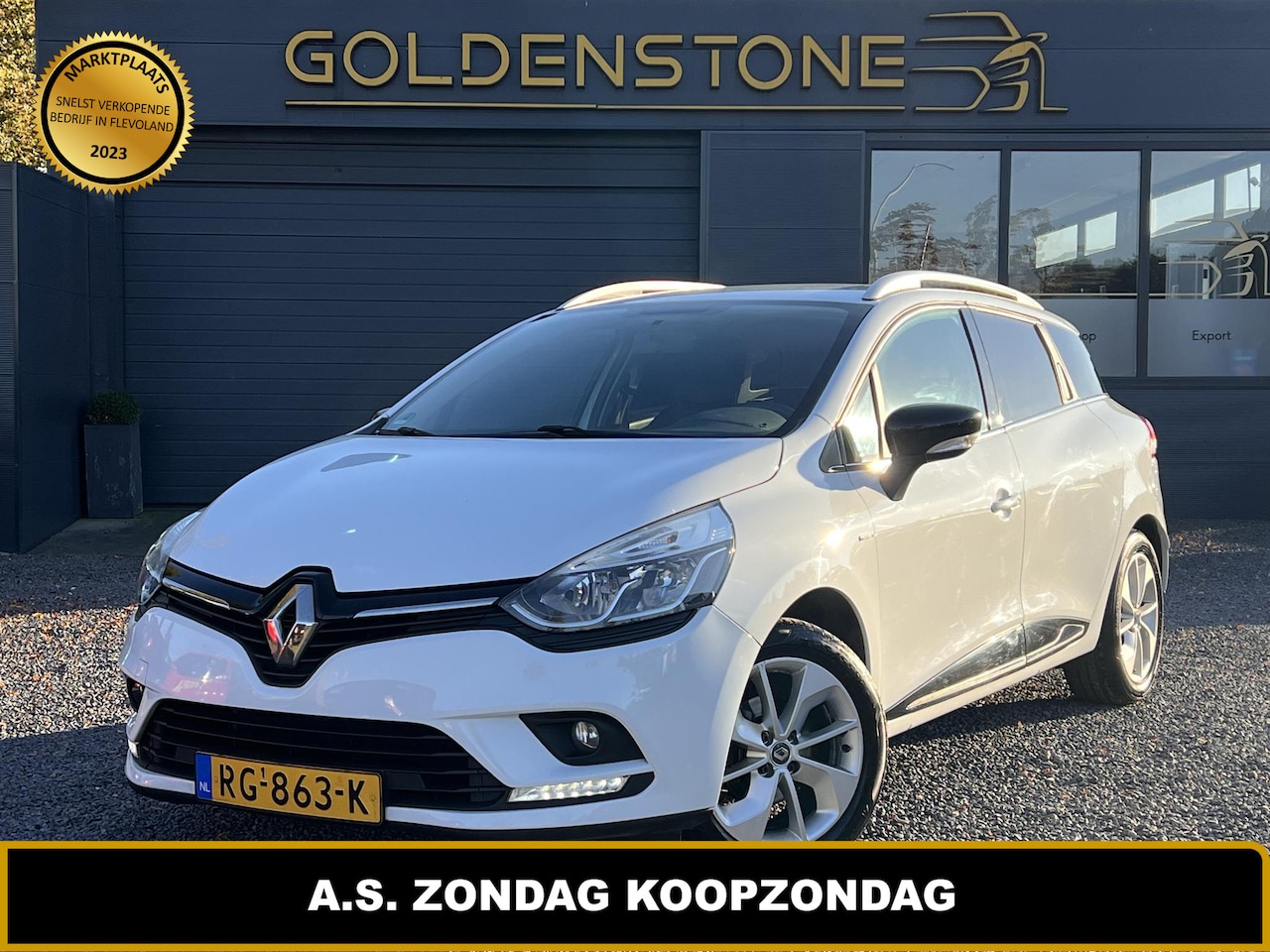 Renault Clio Estate - 0.9 TCe Limited 1e Eigenaar,Navi,Airco,Cruise,PDC,Trekhaak,N.A.P,APK tot 11-2025 - AutoWereld.nl