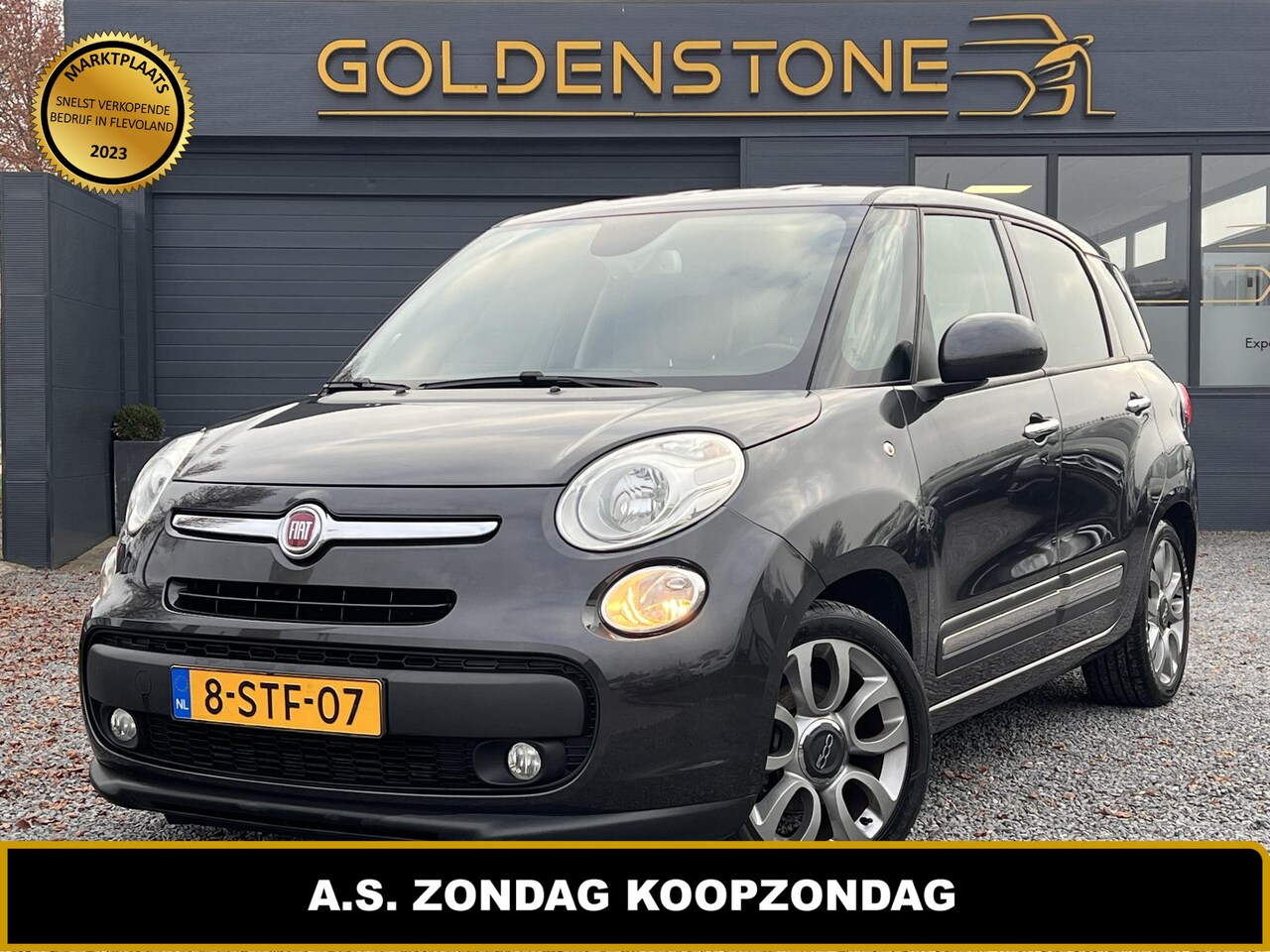 Fiat 500 L Living - 0.9 TwinAir Lounge 2e Eigenaar,Navi,Camera,Cruise,Clima,PDC,Leder,N.A.P,Nieuwe APK bij Afl - AutoWereld.nl