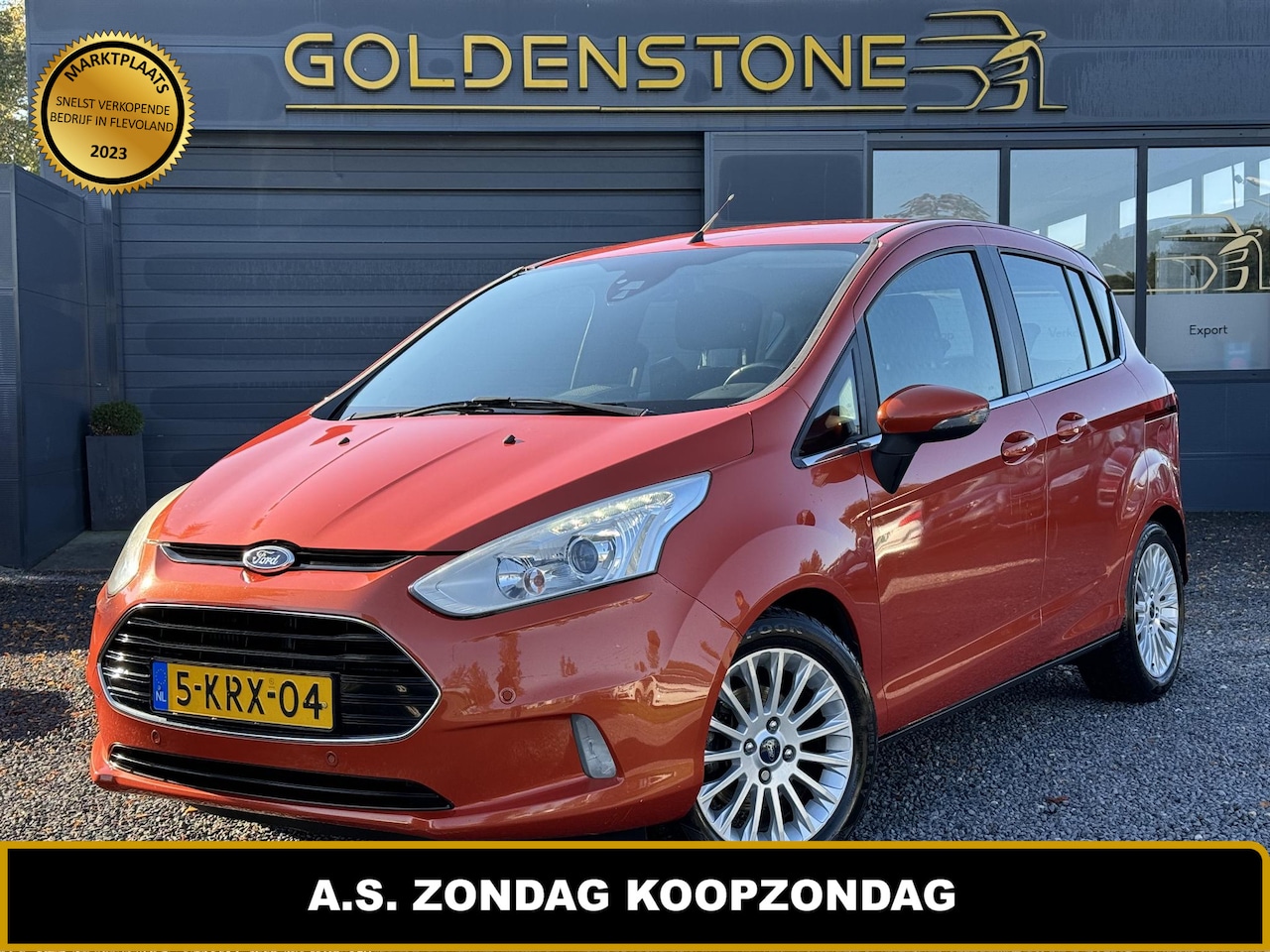 Ford B-Max - 1.0 EcoBoost Titanium Navi,Clima,Cruise,Camera,PDC V+A,N.A.P,APK bij Aflevering - AutoWereld.nl