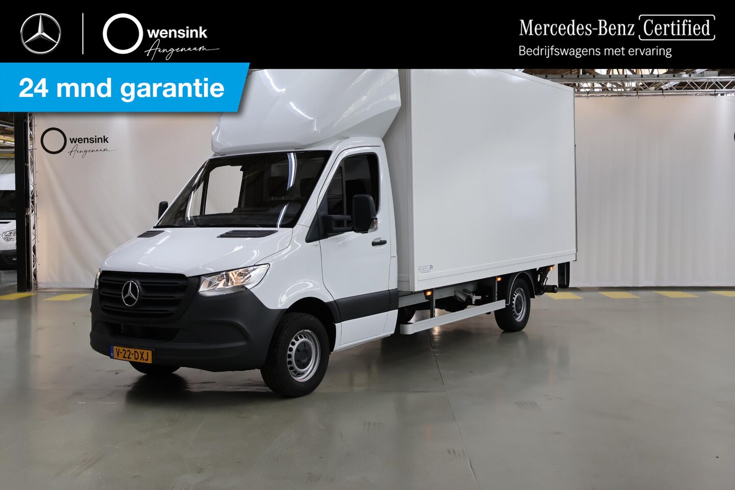 Mercedes-Benz Sprinter - 317 CDI L3 Bakwagen met Laadklep | Aut. | Navigatie | Cruise Control | Airco | Keyless sta - AutoWereld.nl