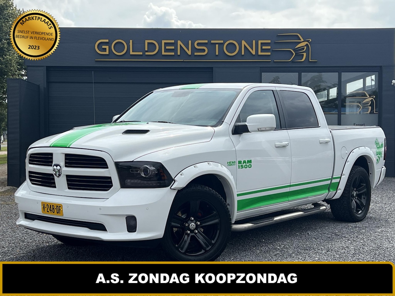 Dodge Ram 1500 - 5.7 V8 Quad Cab 6'4 LPG-G3,2e Eigenaar,Navi,Clima,Cruise,Alpine Sound,Trekhaak,Schuifdak,4 - AutoWereld.nl