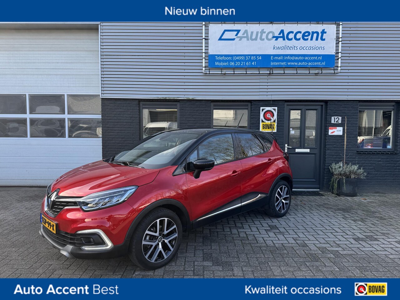 Renault Captur - 1.3 TCe Red Edition Automaat/Camera/Navi/50dkm... - AutoWereld.nl