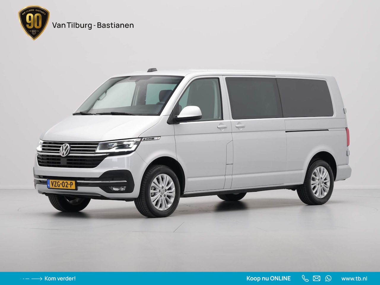 Volkswagen Transporter - 2.0 TDI 150pk DSG L2H1 30 DC Bulli Navigatie Led Pdc Virtual Cockpit - AutoWereld.nl