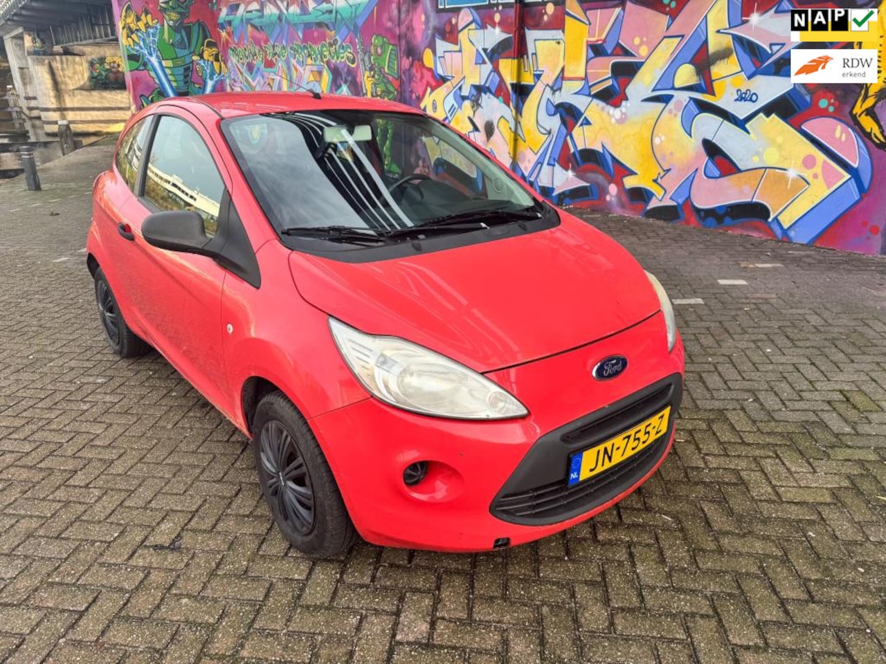 Ford Ka - 1.3 TDCi Trend diesel euro 4 leuke frisse auto stuurbekrachtiging boekjes erbij super zuin - AutoWereld.nl