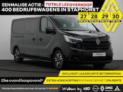 Renault Trafic - 2.0 Blue dCi EDC 170 T29 L2H1 Extra DC | Anniversary | Sidebars | Zwarte logo's | Glassloo