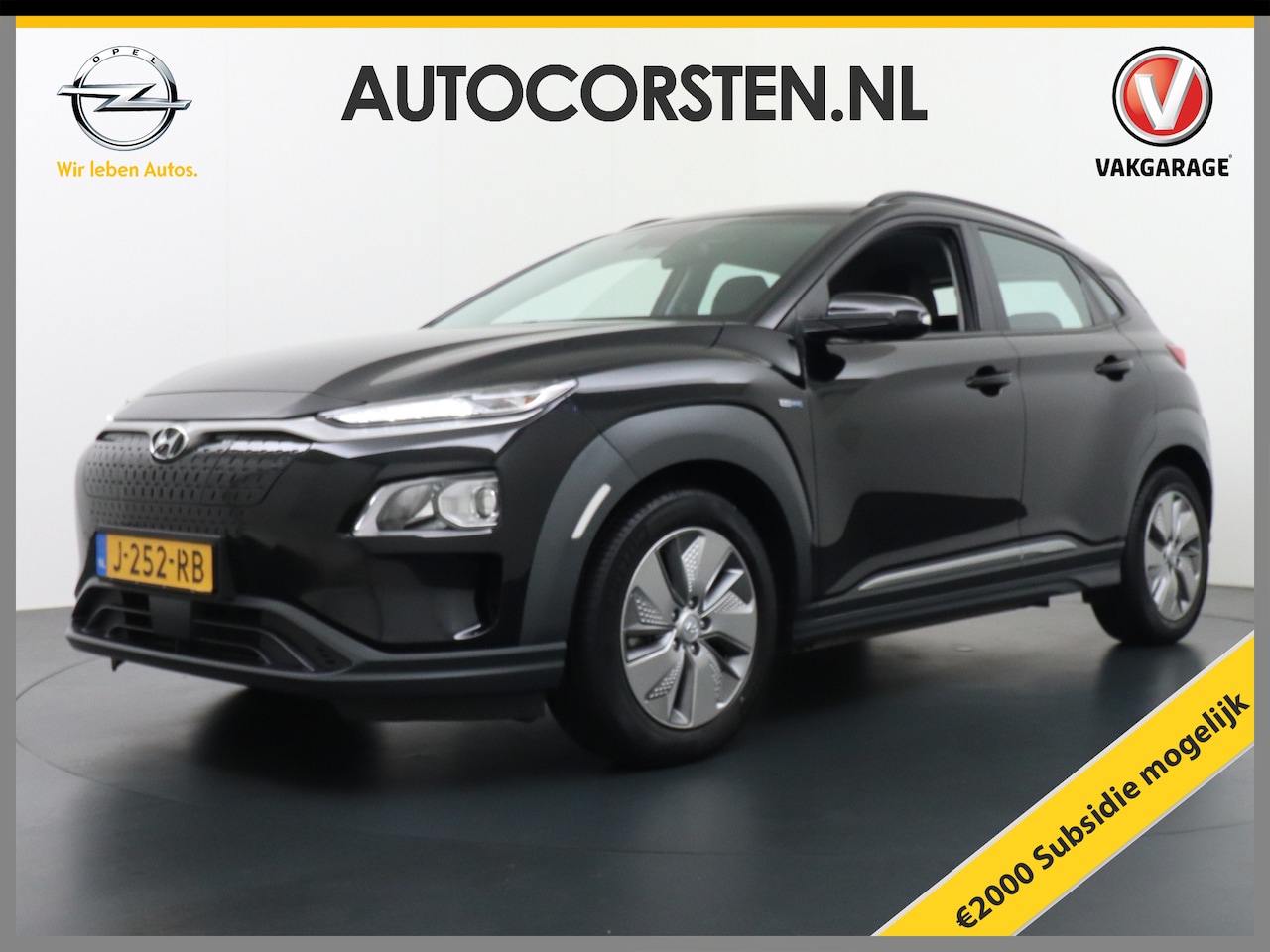 Hyundai Kona Electric - EV 64kWh AUT. 204pk *€ 16.785 Na Subsidie* AutoPilot Navi Camera Adaptive Cruise Apple Car - AutoWereld.nl