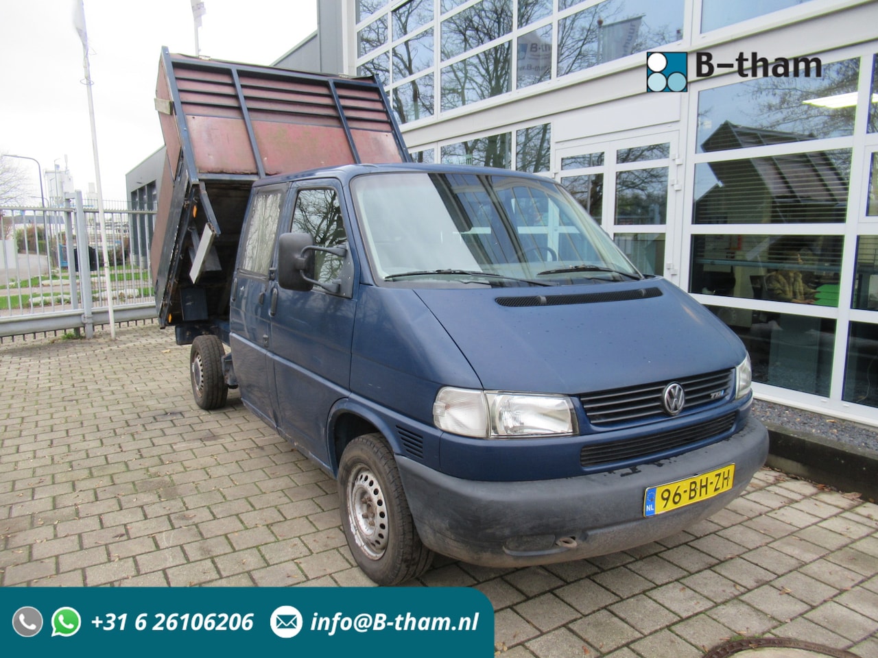 Volkswagen Transporter - T4 2.5 TDI 65KW 332 DOKA Dubbelcabine Kipper - AutoWereld.nl