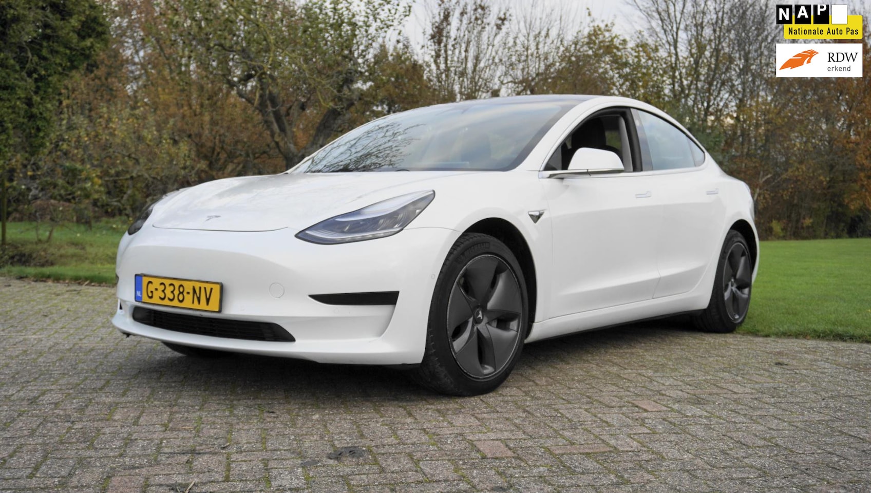 Tesla Model 3 - Standard RWD Plus 60 kWh Panoramadak leder - AutoWereld.nl