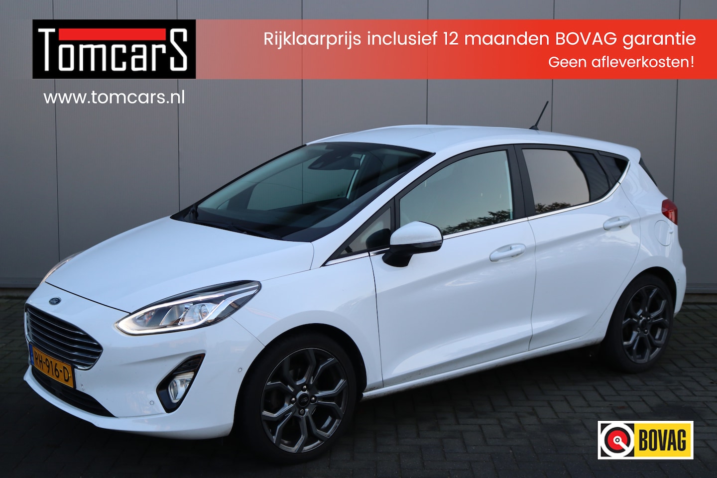 Ford Fiesta - 1.0 EcoBoost Titanium Camera/Navigatie/Voorruitverwarming/Adaptive-Cruisecontrol - AutoWereld.nl