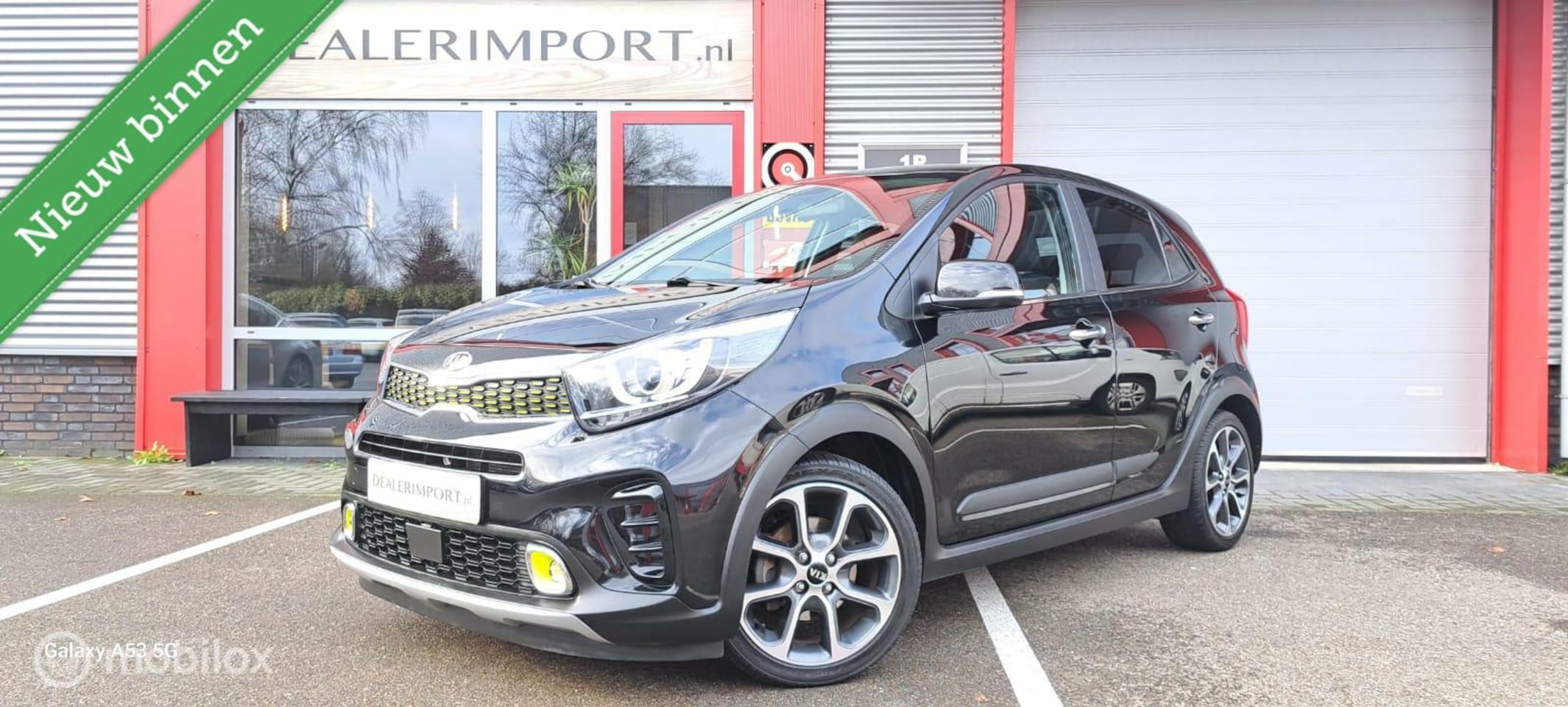 Kia Picanto - 1.2 CVVT X-Line /LEDER/NAVI/ECC/CAMERA+PDC/APPLE CARPLAY - AutoWereld.nl