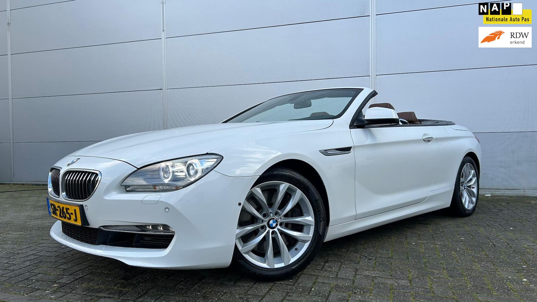 BMW 6-serie Cabrio - 650i High Executive Aut, 50dkm, Camera, Led - AutoWereld.nl