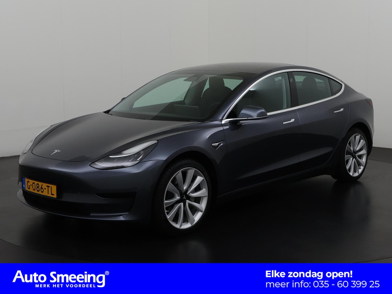 Tesla Model 3 - Standard RWD Plus 60 kWh | Panoramadak | Mem Stoel | Blind Spot | Zondag Open! - AutoWereld.nl