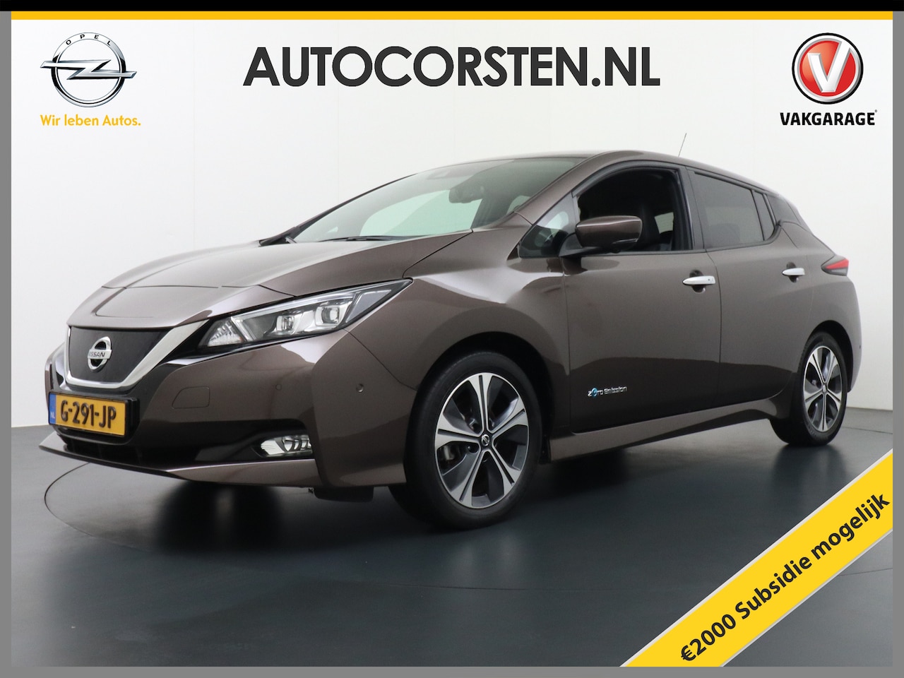 Nissan LEAF - * € 11.395,- Na Subsidie* LEDER Camera Trekhaak Apple Carplay Android Auto Adapt.Cruise-Co - AutoWereld.nl