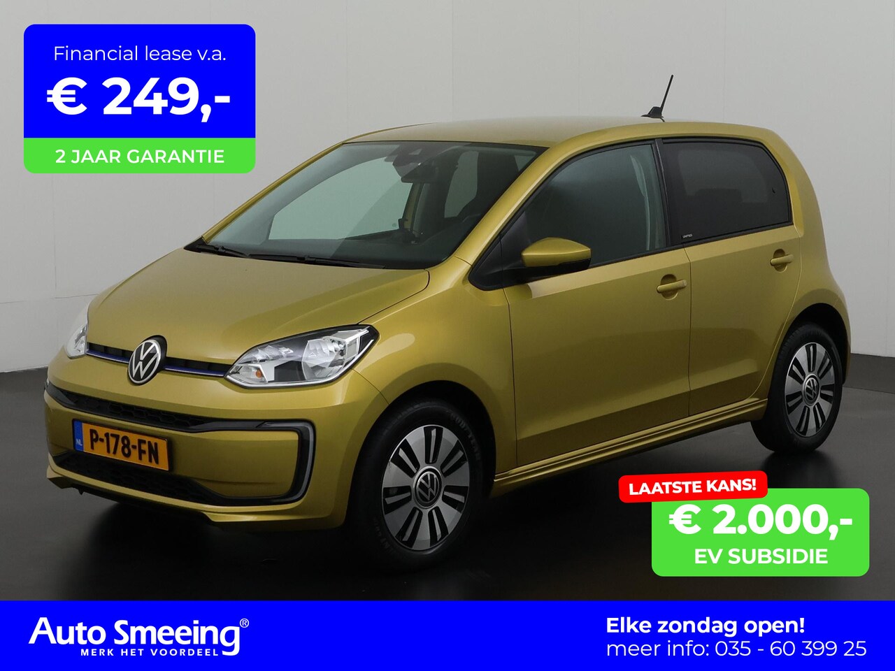 Volkswagen e-Up! - | 17.945,- na subsidie | Camera | Zondag Open! - AutoWereld.nl