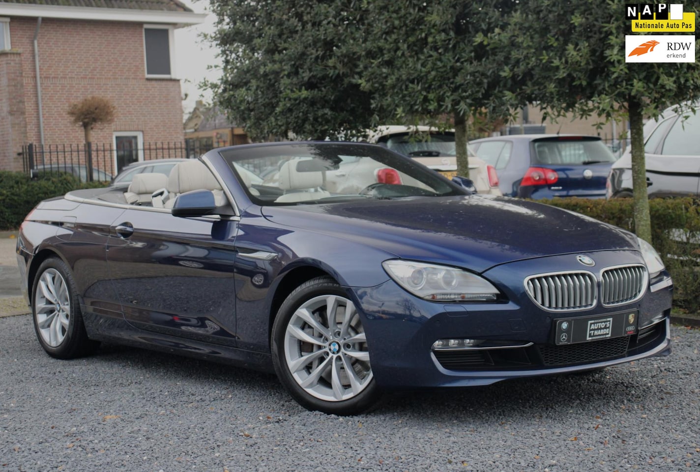 BMW 6-serie Cabrio - 650i High Executive 408 PK 4Wiel besturing Xenon Leder Memory 18'' - AutoWereld.nl