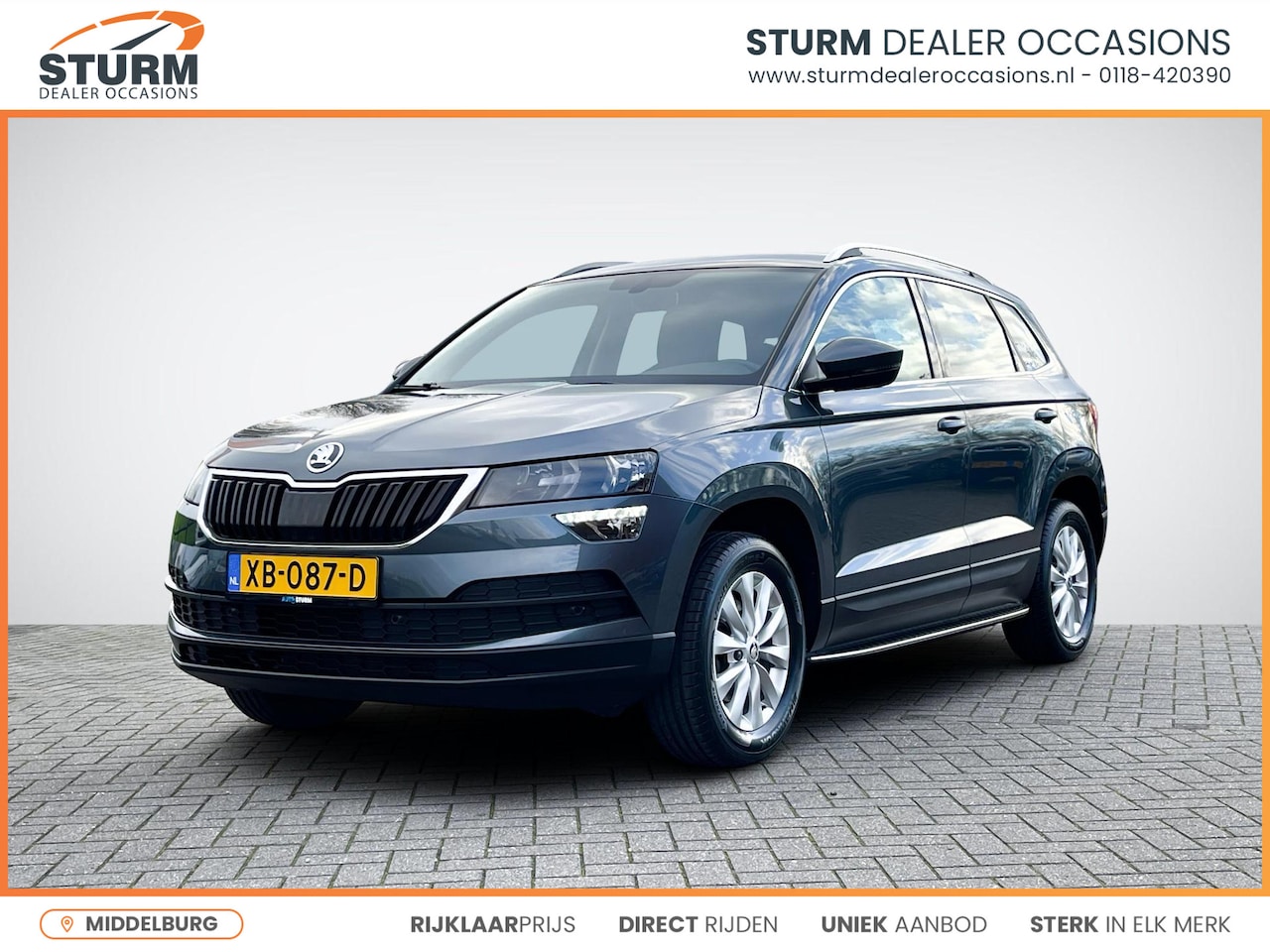 Skoda Karoq - 1.0 TSI Clever Edition | Trekhaak | Apple Carplay/Android Auto | Navigatie | Treeplanken | - AutoWereld.nl