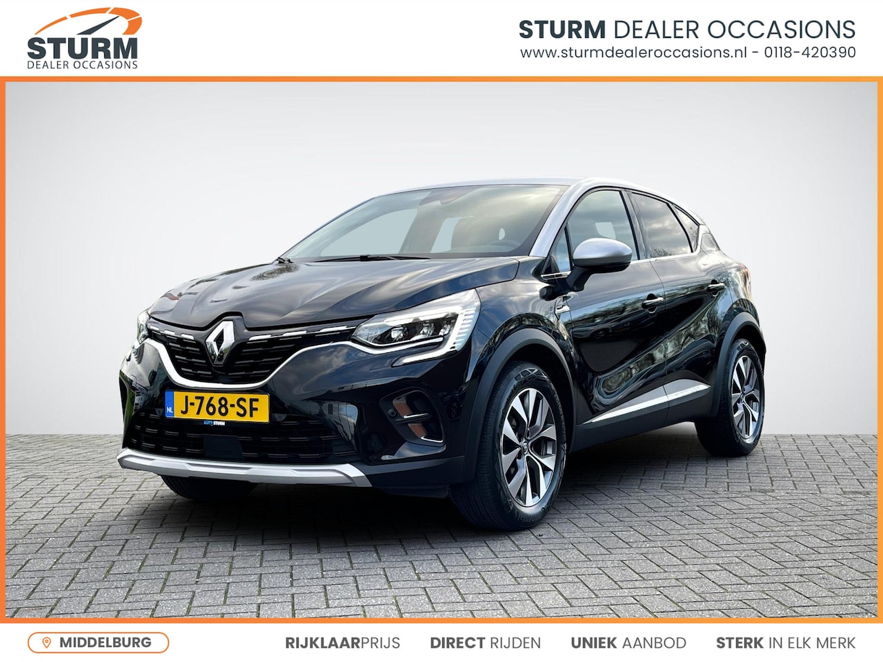 Renault Captur - 1.3 TCe 130 Intens Automaat | Trekhaak | Two-Tone Lakkleur | LED Koplampen | Navigatie | C - AutoWereld.nl