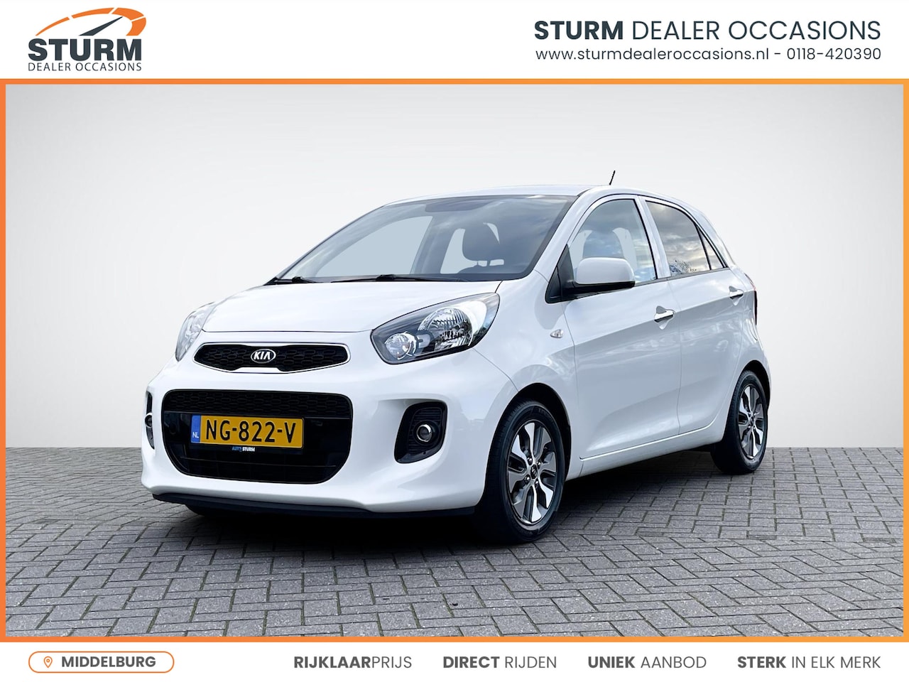 Kia Picanto - 1.0 CVVT ComfortPlusLine Navigator | Navigatie | Achteruitrijcamera | L.M. Velgen | Cruise - AutoWereld.nl