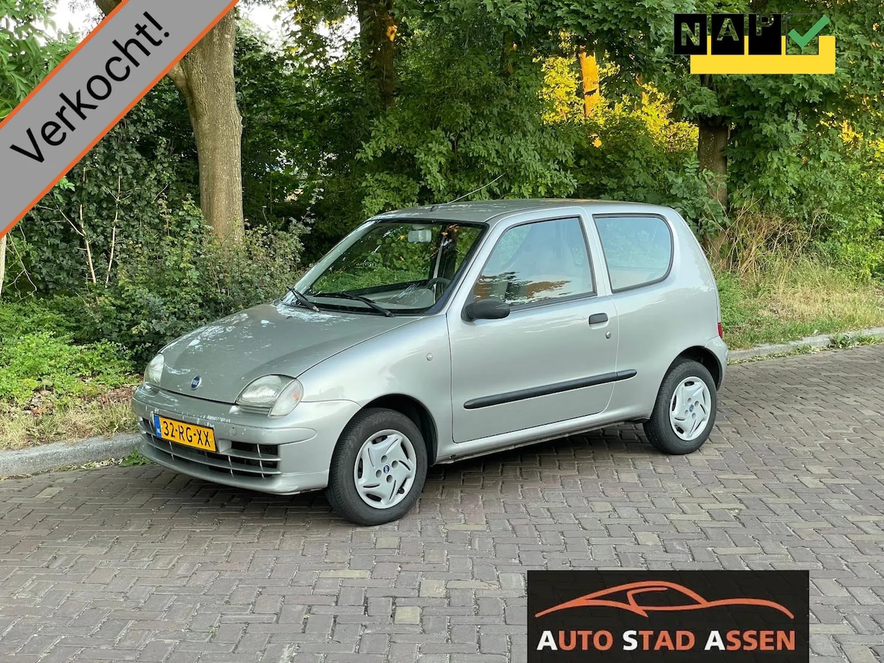 Fiat Seicento - 1.1 Active stuurbekr, elektr ramen, Nw Apk, Nap - AutoWereld.nl