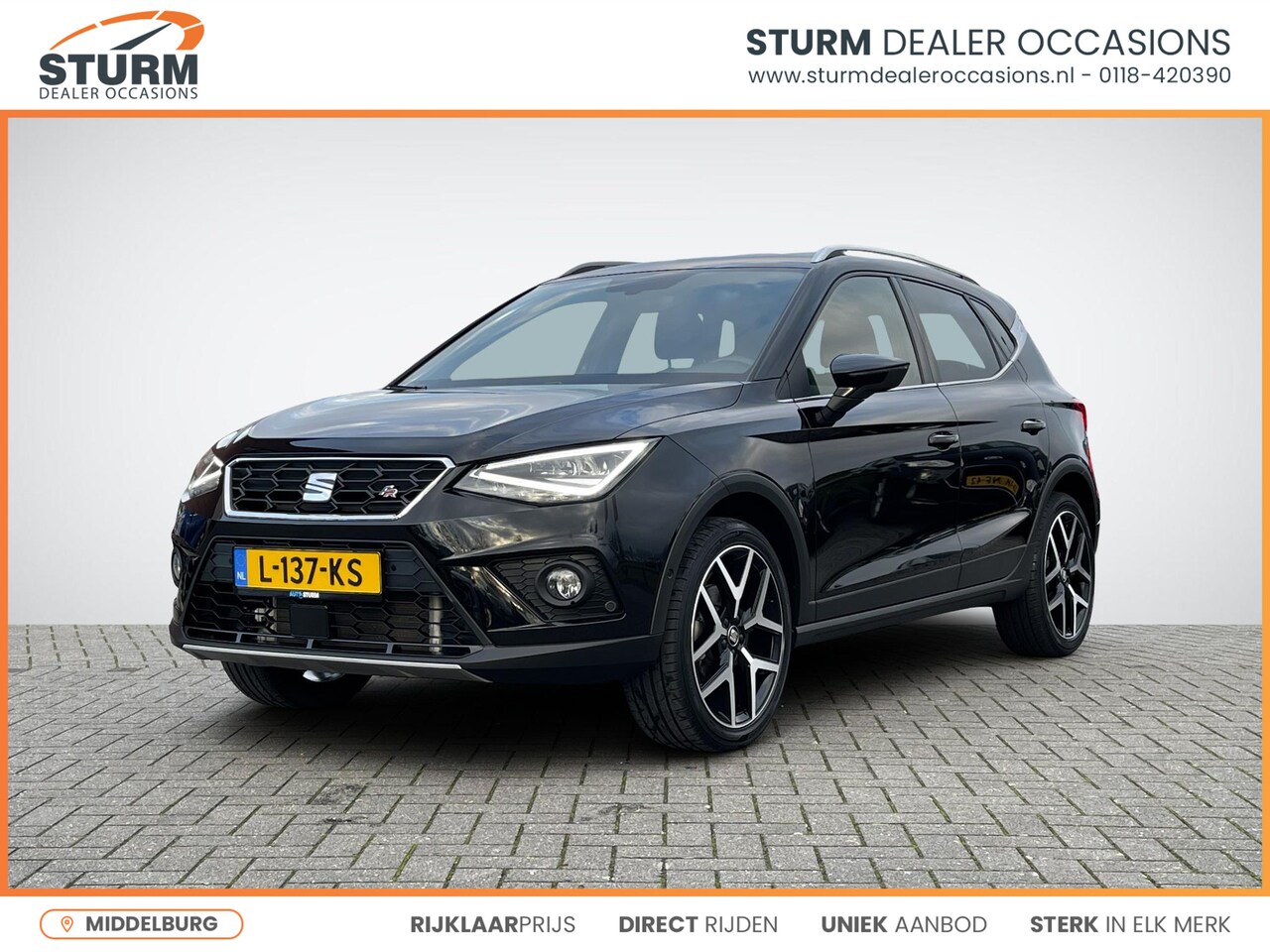 Seat Arona - 1.0 TSI FR Limited Edition Automaat | Virtual Cockpit | 18" Velgen | Navigatie | Camera | - AutoWereld.nl