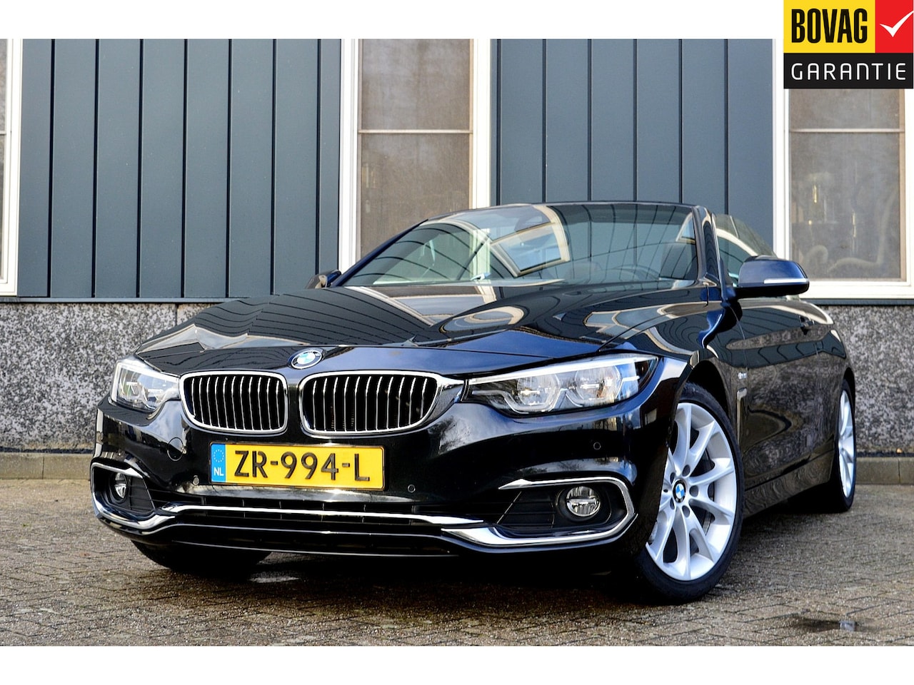 BMW 4-serie Cabrio - 420i High Executive Rijklaarprijs-Garantie Leder Led Stuur/nek verwarming Rondom zicht Cam - AutoWereld.nl