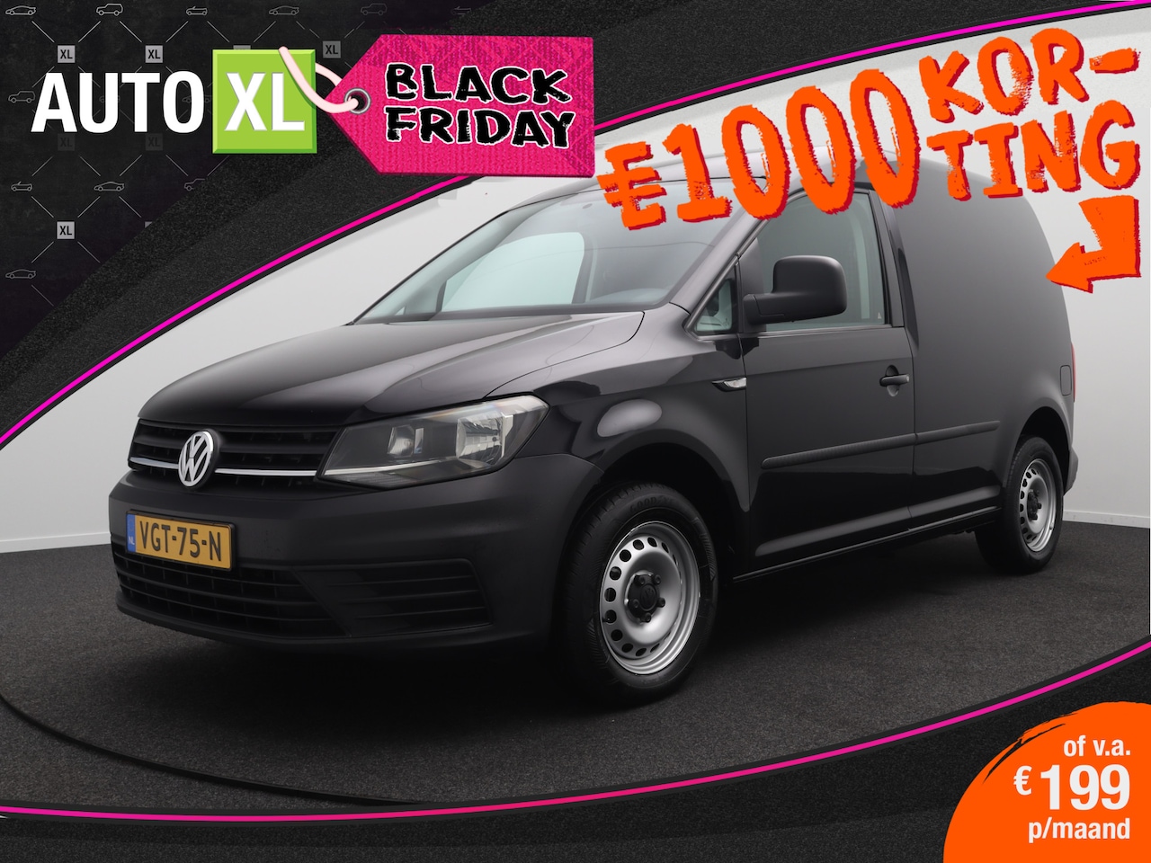 Volkswagen Caddy - 2.0 TDI Aut. 102 PK L1H1 Carplay Cruise Navi DAB-Radio - AutoWereld.nl