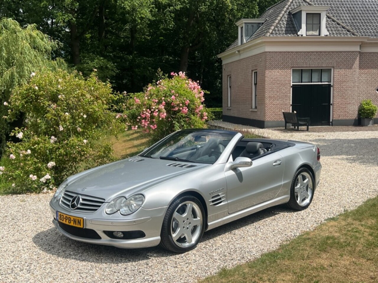 Mercedes-Benz SL-klasse - SL 55 AMG 500pk NL-auto PANORAMADAK #COLLECTORS-ITEM - AutoWereld.nl