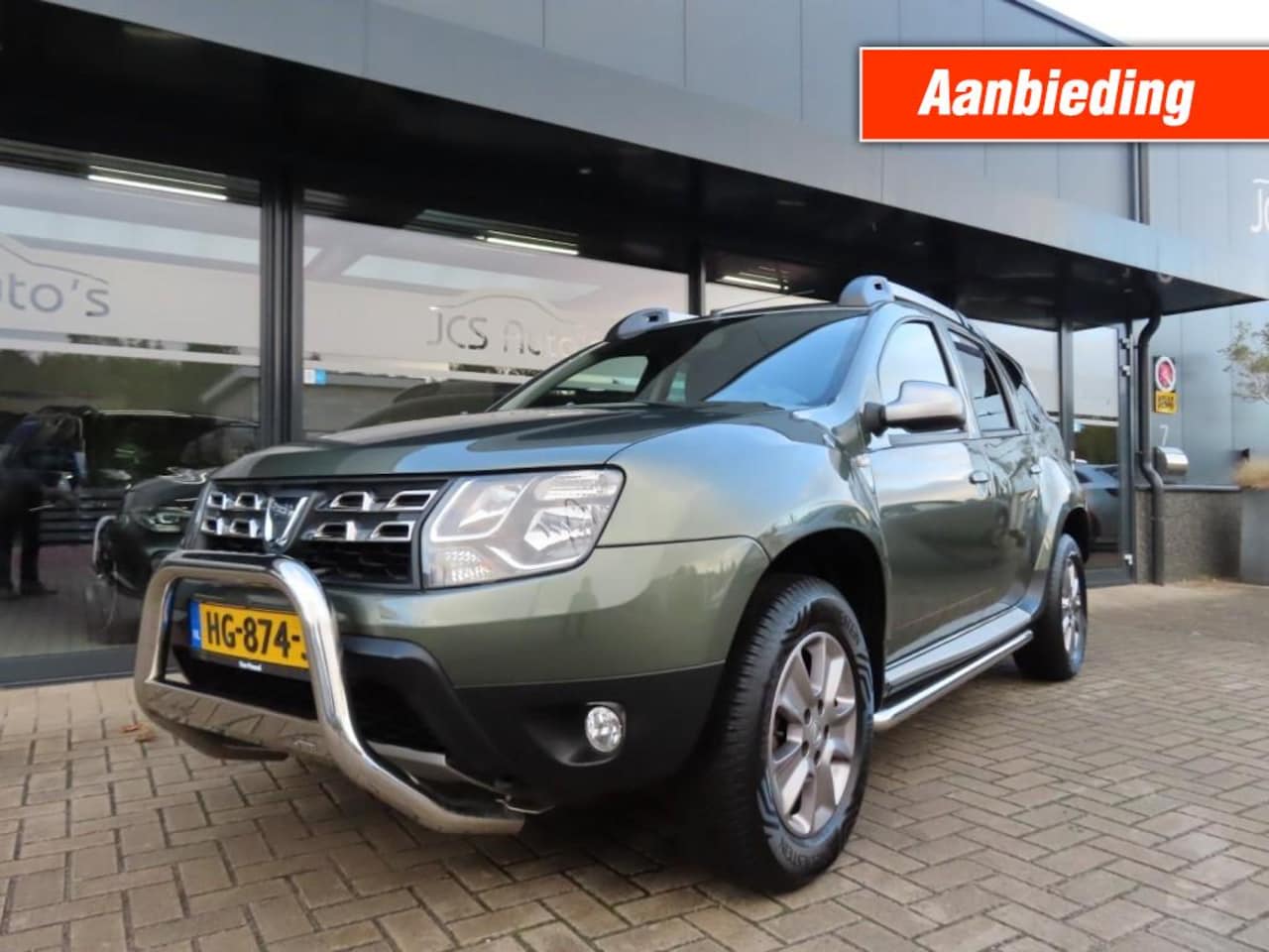 Dacia Duster - 1.2 TCE 4X2 Prestige Airco Leder Navi Trekhaak 2015 - AutoWereld.nl