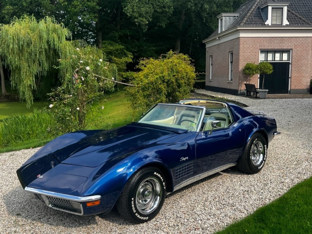 Chevrolet Corvette - C3 Chrome Bumper 5.7 V8 Targa 1972 #COOL - AutoWereld.nl