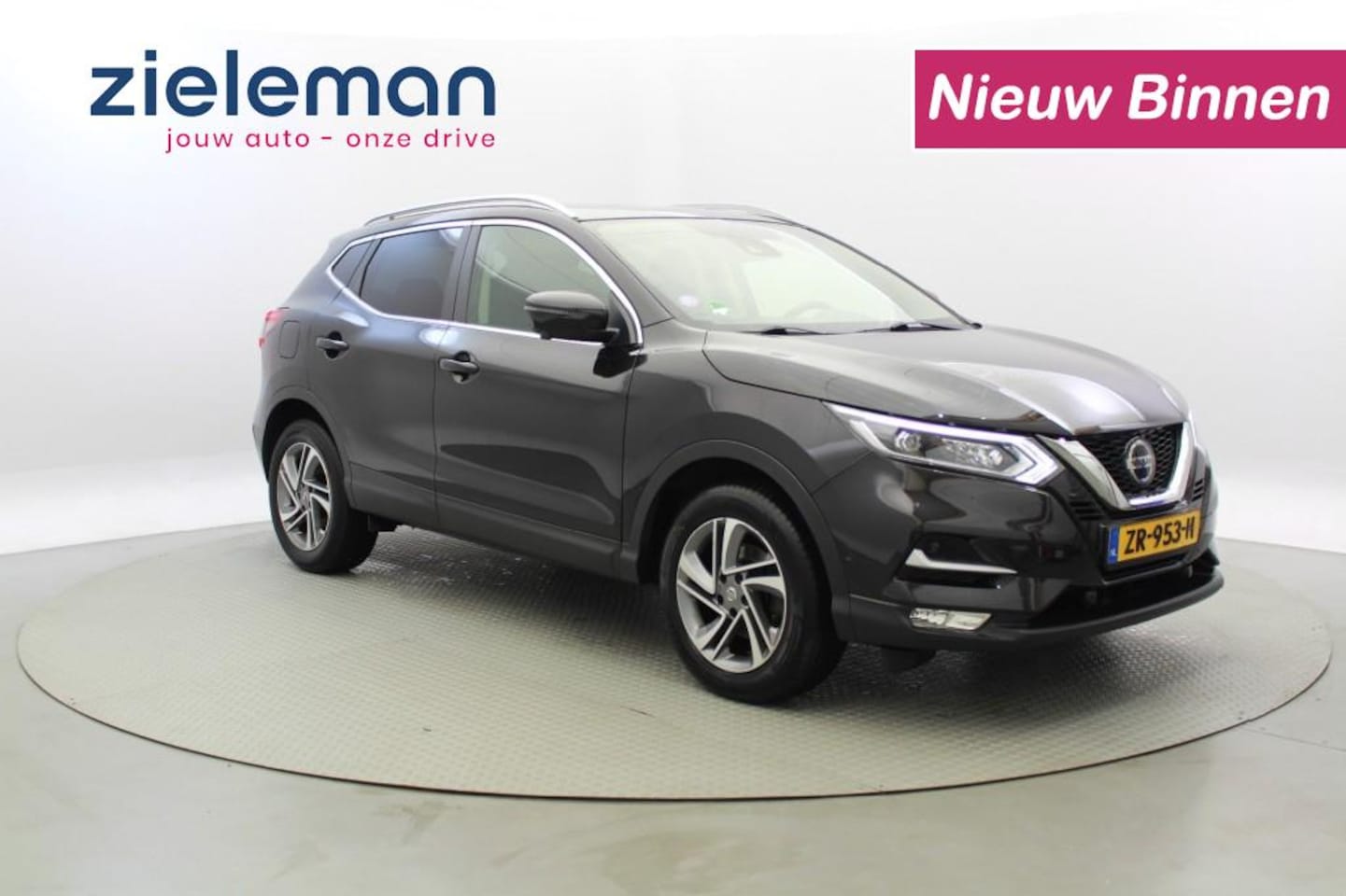 Nissan Qashqai - 1.3 DIG-T 160 Tekna Automaat - Trekhaak, Panorama, Stoelverw. - AutoWereld.nl