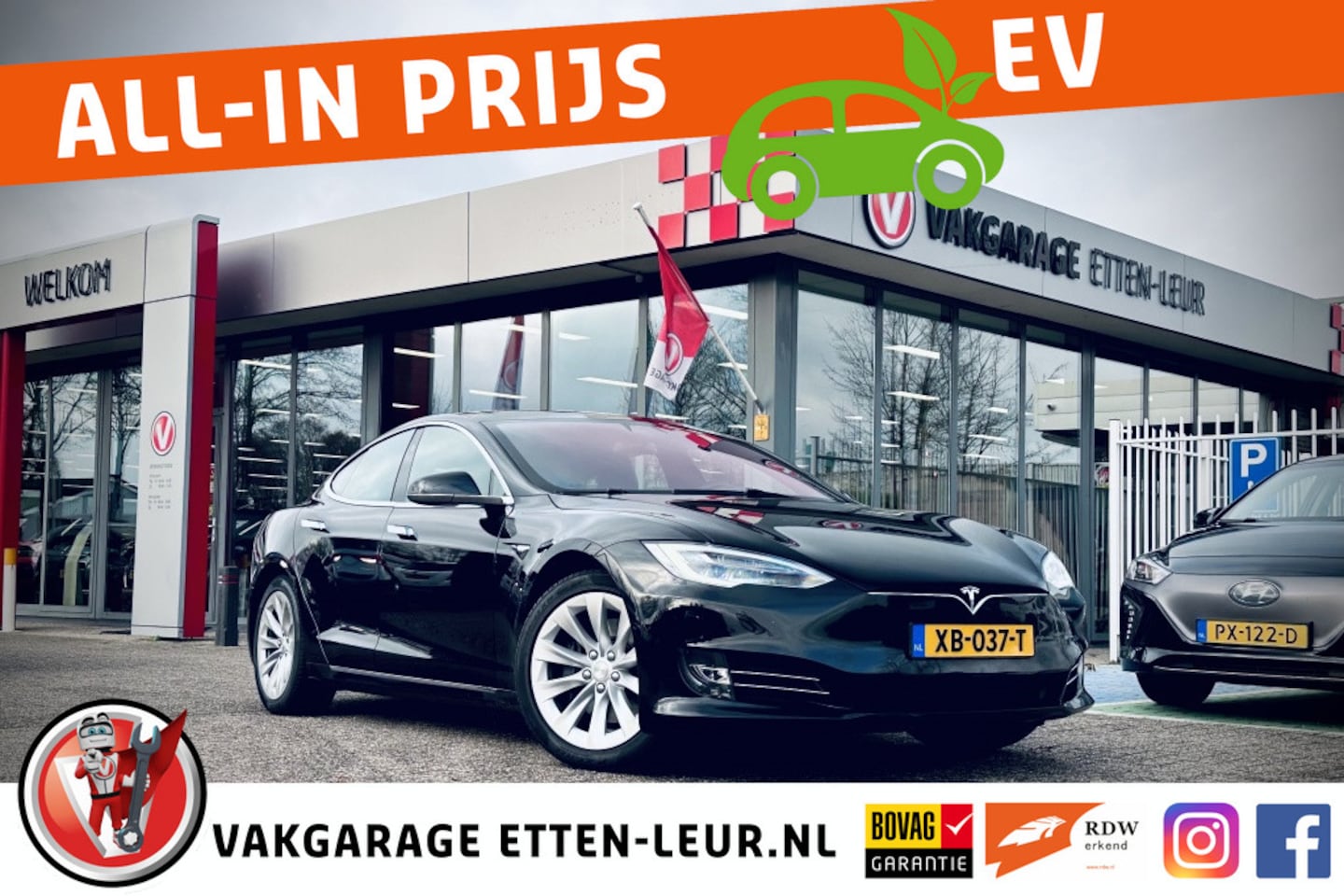 Tesla Model S - 100D / CAMERA / 3 FASE / AUTOPILOT / LUCHTVERING - AutoWereld.nl