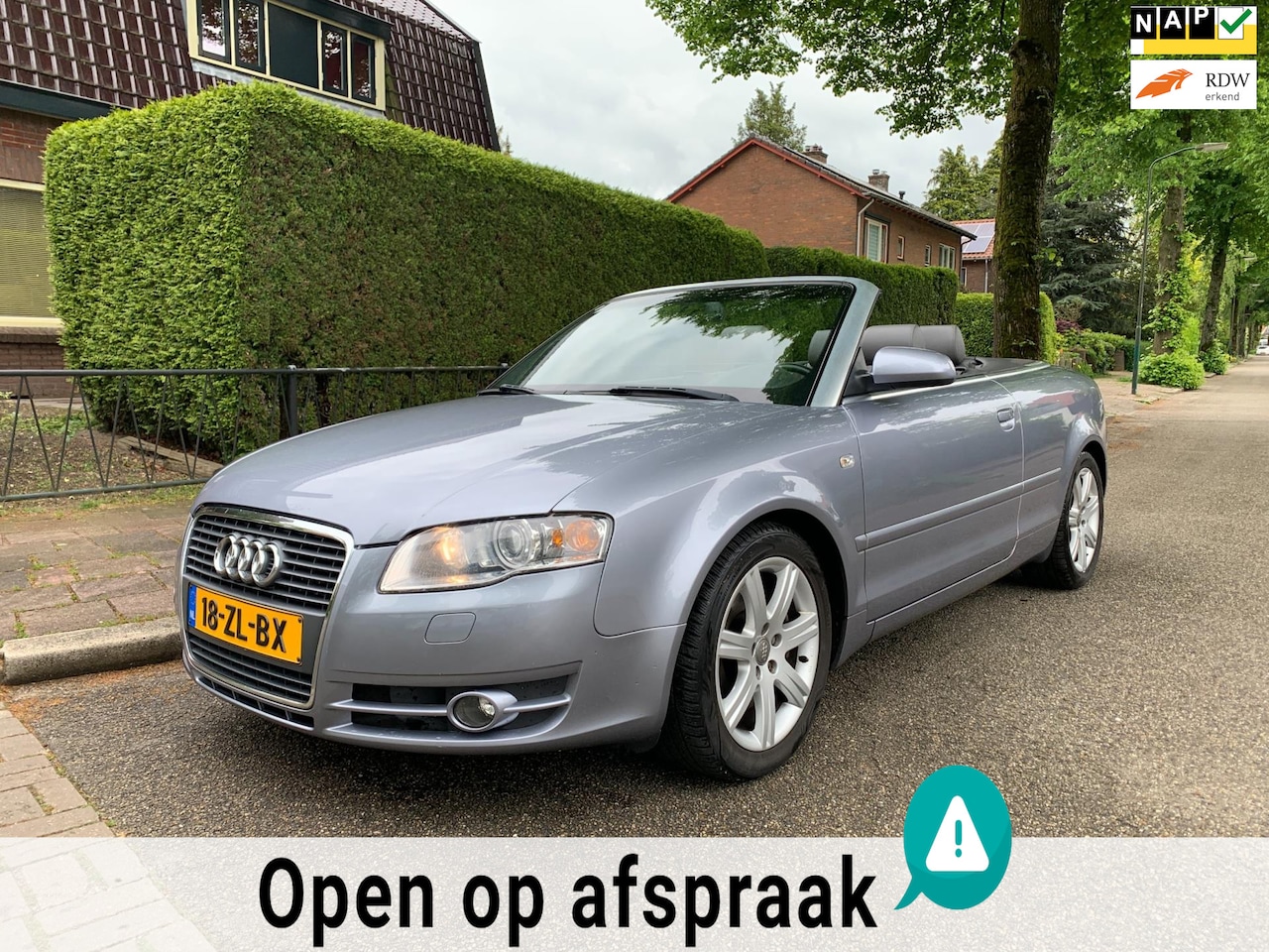 Audi A4 Cabriolet - 2.0 TFSI 200PK Aut leder xenon sportstoelen NL Auto N.A.P - AutoWereld.nl